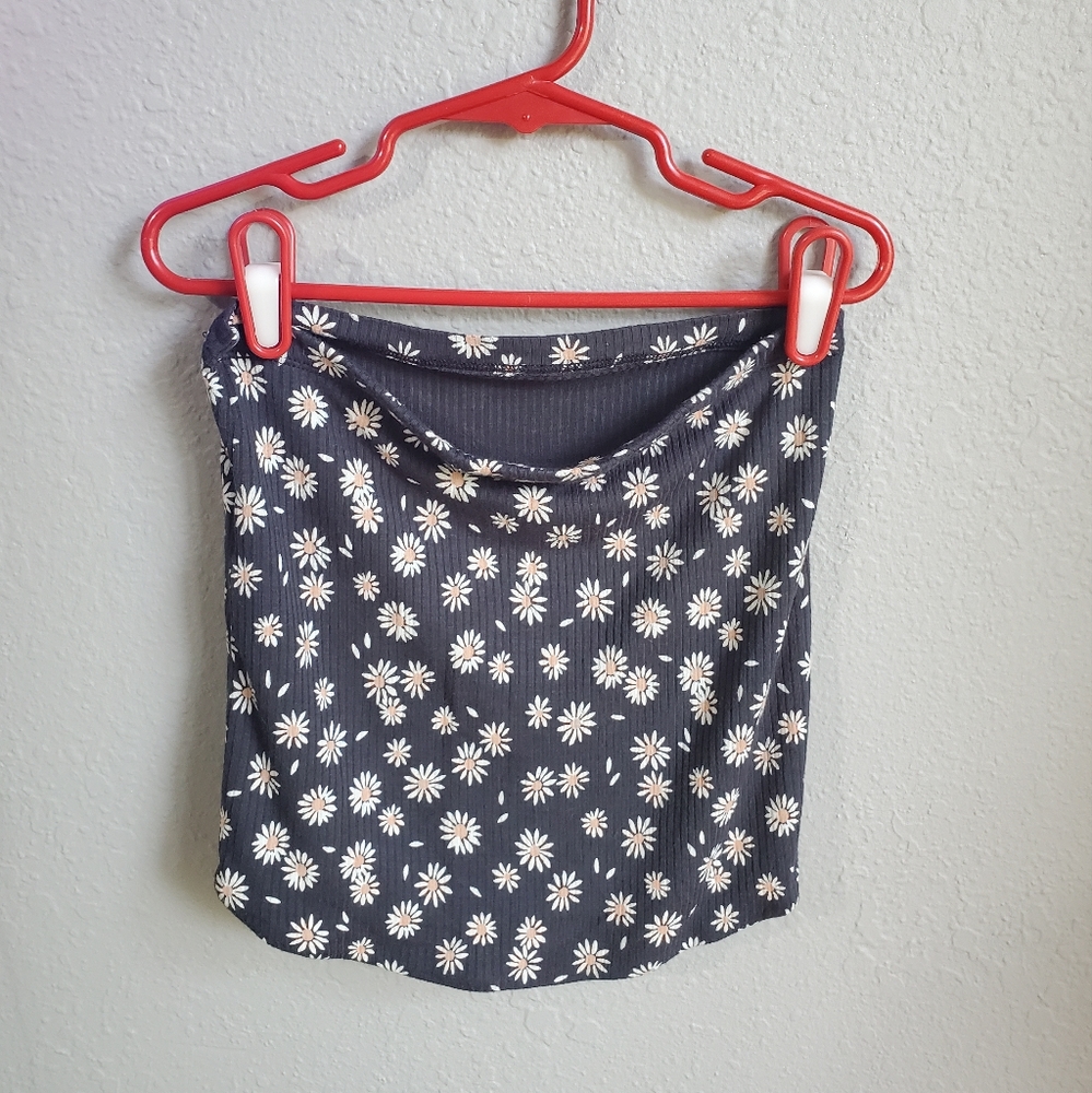 AMERICAN EAGLE Flower Bandeau Top